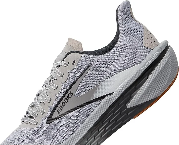 Brooks Hyperion 2 Men's Running Shoes Alloy/Bright White/Black : 12.5 D - Medium, Rubber - Image 4