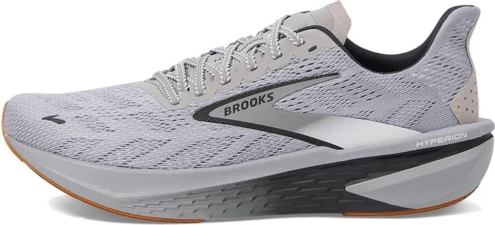 Brooks Hyperion 2 Men's Running Shoes Alloy/Bright White/Black : 12.5 D - Medium, Rubber - Image 6