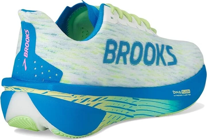 Brooks Hyperion 2 Men's Running Shoes White/Elfin/Patina : 14 D - Medium, Rubber - Image 4