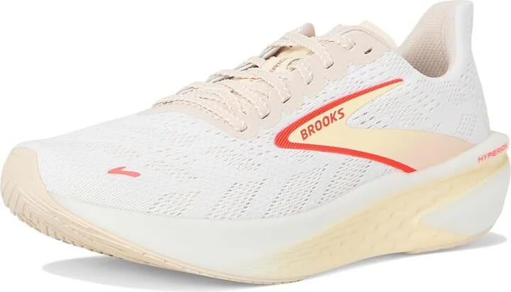 Brooks Hyperion 2 Women's Running Shoes White/Peach/Coral : 7.5 B - Medium, Rubber - Image 5