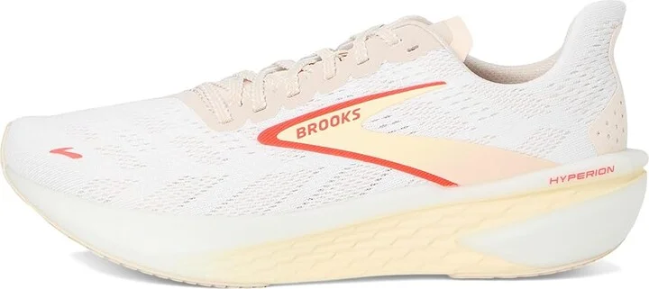 Brooks Hyperion 2 Women's Running Shoes White/Peach/Coral : 7.5 B - Medium, Rubber - Image 6