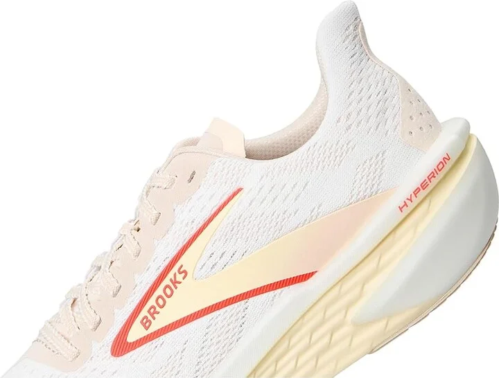 Brooks Hyperion 2 Women's Running Shoes White/Peach/Coral : 7.5 B - Medium, Rubber - Image 7