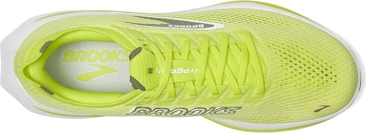 Brooks Hyperion 3 Men's Running Shoes Sunny Lime/Olive/White : 15 D - Medium, Synthetic - Image 2