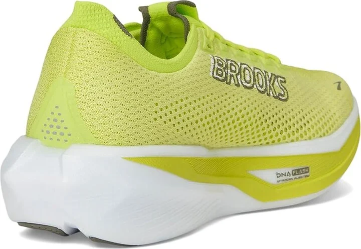 Brooks Hyperion 3 Men's Running Shoes Sunny Lime/Olive/White : 15 D - Medium, Synthetic - Image 4