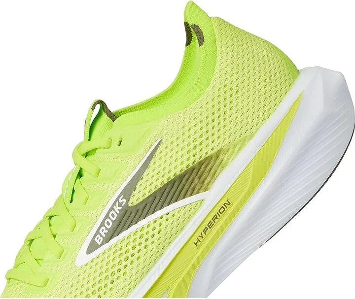 Brooks Hyperion 3 Men's Running Shoes Sunny Lime/Olive/White : 15 D - Medium, Synthetic - Image 7