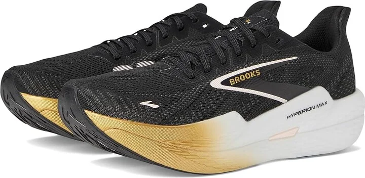 Brooks Hyperion Max 2 Men's Running Shoes Black/Gold/Pink : 14 D - Medium, Rubber