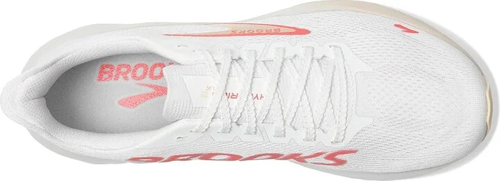 Brooks Hyperion Max 2 Women's Running Shoes White/Peach/Coral : 9 B - Medium, Rubber - Image 2