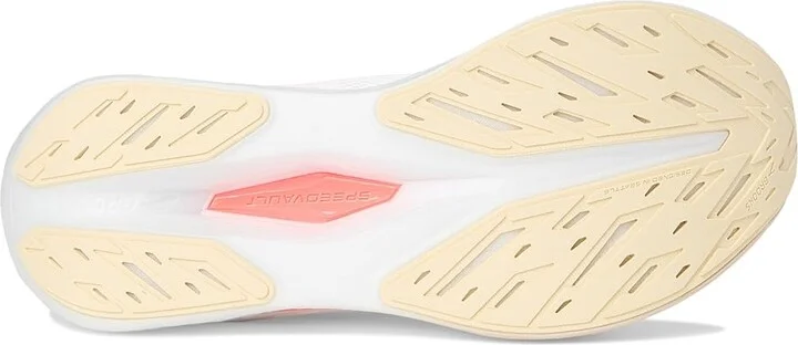 Brooks Hyperion Max 2 Women's Running Shoes White/Peach/Coral : 9 B - Medium, Rubber - Image 3