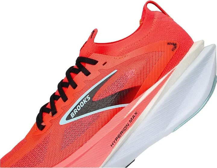 Brooks Hyperion Max 3 Men's Running Shoes Fiery Coral/Black/Atomizer : 14 D - Medium - Image 7