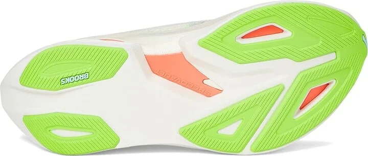 Brooks Hyperion Max 3 Women's Running Shoes Coconut/Green Gecko/Pink Clay : 7 B - Medium, Textile - Image 3