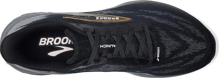 Brooks Launch 11 Men's Running Shoes Black/Grey/Gold : 10 D - Medium, Synthetic - Image 2