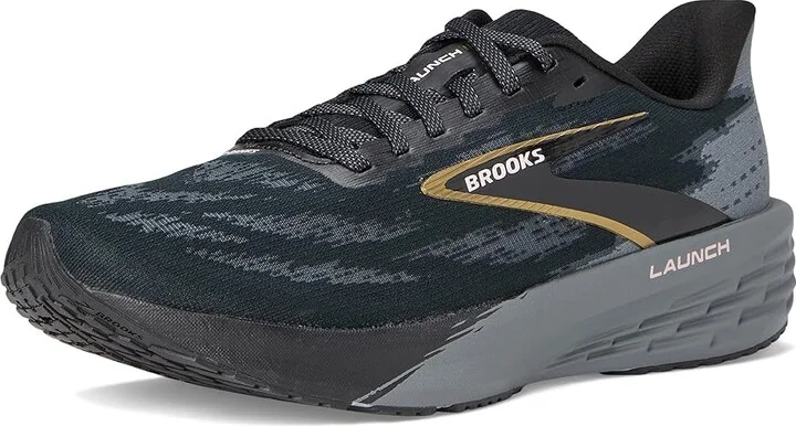 Brooks Launch 11 Men's Running Shoes Black/Grey/Gold : 10 D - Medium, Synthetic - Image 5