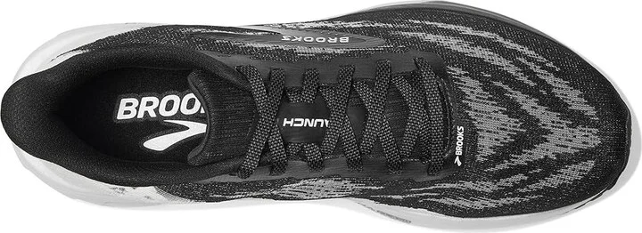 Brooks Launch 11 Men's Running Shoes Black/White : 9 E - Wide, Synthetic - Image 2