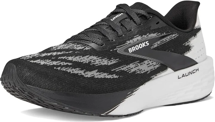 Brooks Launch 11 Men's Running Shoes Black/White : 9 E - Wide, Synthetic - Image 5