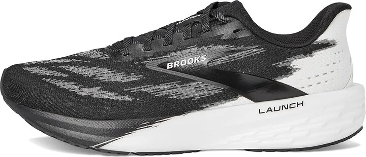 Brooks Launch 11 Men's Running Shoes Black/White : 9 E - Wide, Synthetic - Image 6