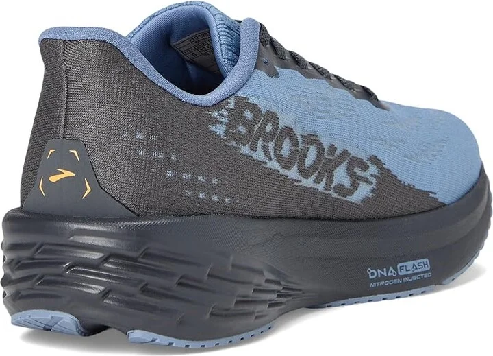 Brooks Launch 11 Men's Running Shoes Country Blue/Ebony/Orange : 14 D - Medium, Synthetic - Image 4