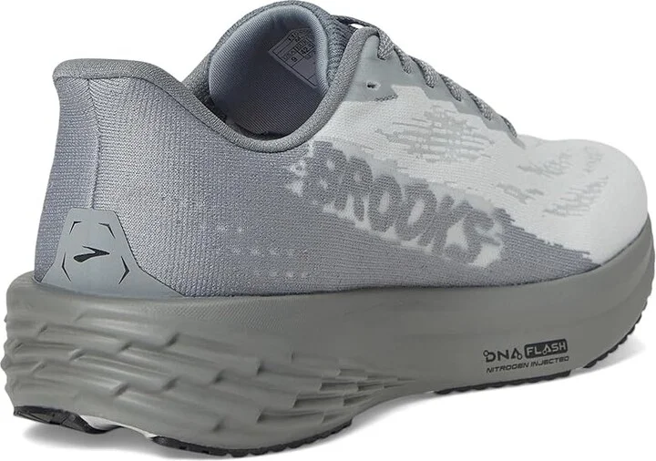 Brooks Launch 11 Men's Running Shoes Oyster/Primer Gray/Blue : 13 D - Medium, Synthetic - Image 4