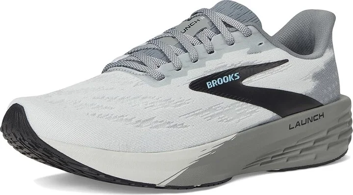 Brooks Launch 11 Men's Running Shoes Oyster/Primer Gray/Blue : 13 D - Medium, Synthetic - Image 5