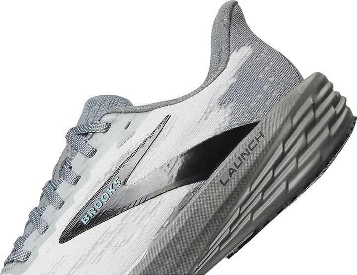 Brooks Launch 11 Men's Running Shoes Oyster/Primer Gray/Blue : 13 D - Medium, Synthetic - Image 7