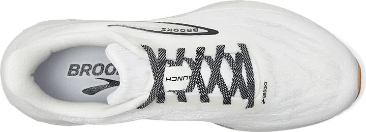 Brooks Launch 11 Men's Running Shoes White/Grey/Black : 11 D - Medium, Synthetic - Image 2