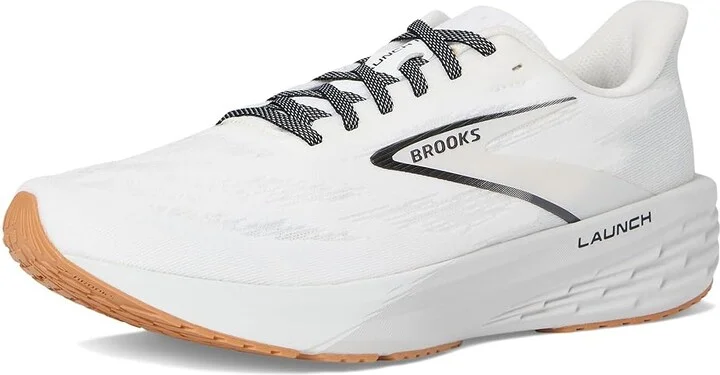 Brooks Launch 11 Men's Running Shoes White/Grey/Black : 11 D - Medium, Synthetic - Image 5