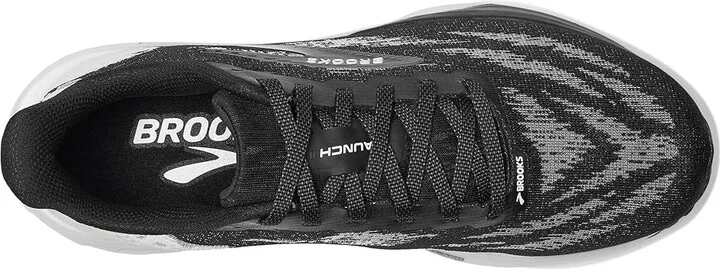 Brooks Launch 11 Women's Running Shoes Black/White : 9.5 B - Medium, Synthetic - Image 2