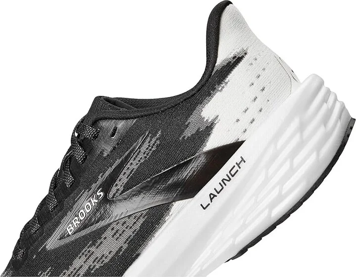 Brooks Launch 11 Women's Running Shoes Black/White : 9.5 B - Medium, Synthetic - Image 7