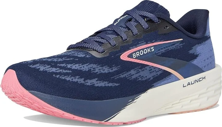 Brooks Launch 11 Women's Running Shoes Peacoat/Blue/Peach : 10.5 B - Medium, Synthetic - Image 5
