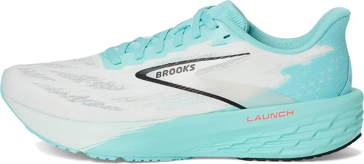 Brooks Launch 11 Women's Running Shoes White/Atomizer/Pink Clay : 8 B - Medium, Synthetic - Image 6
