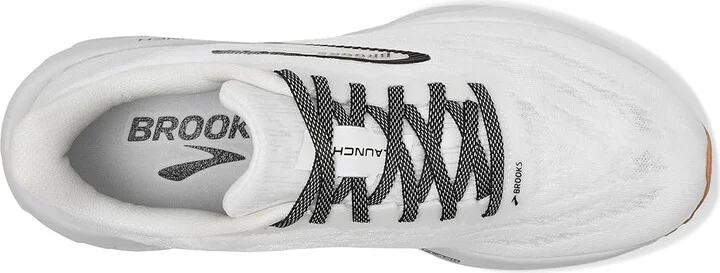 Brooks Launch 11 Women's Running Shoes White/Grey/Black : 10.5 B - Medium, Synthetic - Image 2