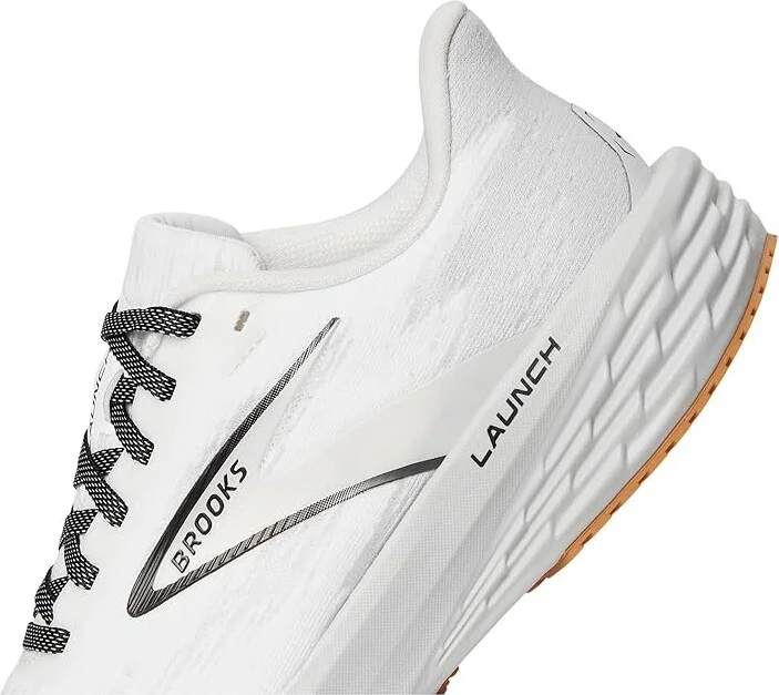 Brooks Launch 11 Women's Running Shoes White/Grey/Black : 10.5 B - Medium, Synthetic - Image 7