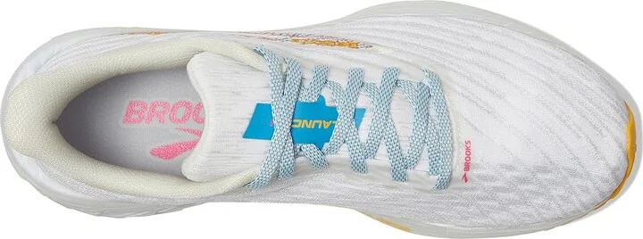 Brooks Launch 11 Women's Running Shoes White/Murmur/Blithe : 11.5 B - Medium, Synthetic - Image 2