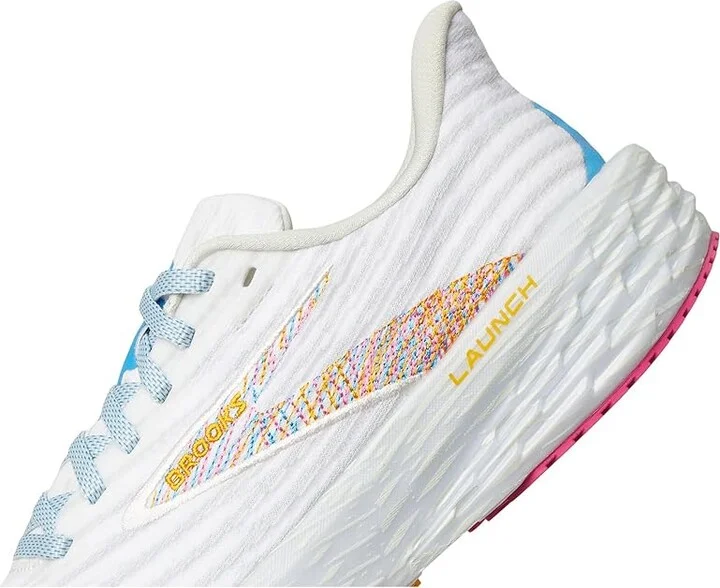 Brooks Launch 11 Women's Running Shoes White/Murmur/Blithe : 11.5 B - Medium, Synthetic - Image 7