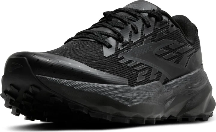 Brooks Men’s Cascadia 19 Mountain Trail Running Shoe - Black/Black/Ebony - 15 Medium