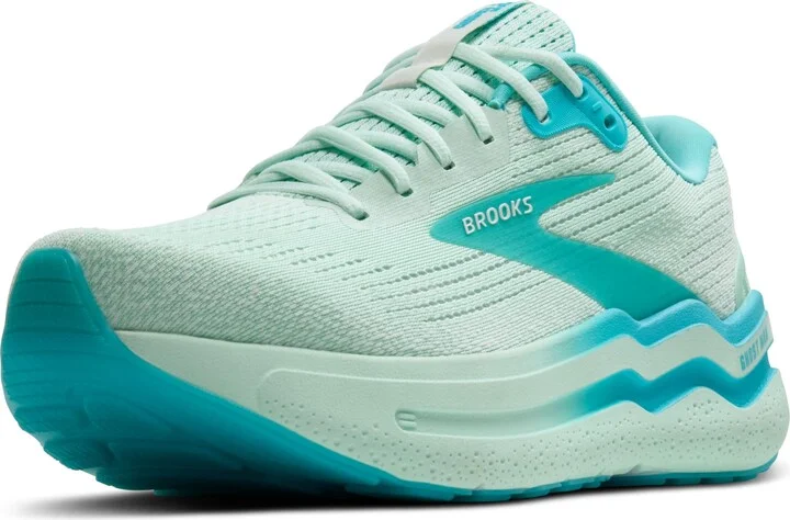 Brooks Men’s Ghost Max 2 Neutral Running & Walking Shoe - Honeydew/Blue/White - 11 Medium