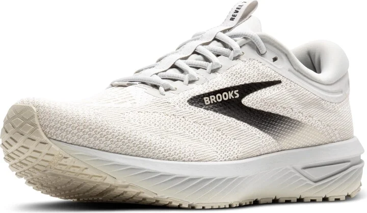 Brooks Men’s Revel 7 Neutral Running Shoe - White/Pelican/Black - 13 Medium