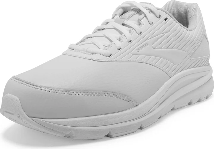 Brooks Men's Addiction Walker 2 Walking Shoe - White/White - 11 Wide