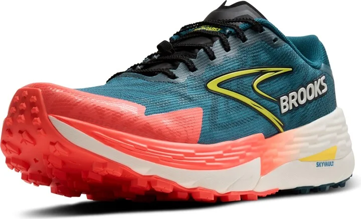 Brooks Men's Catamount 4 Speed Trail Running Shoe - Legion Blue/Celestial/Flame - 9.5 Medium