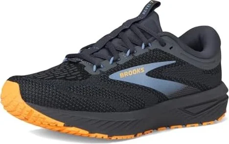 Brooks Revel 7 Men's Running Shoes Black/Country Blue/Orange : 9 D - Medium, Synthetic - Image 5
