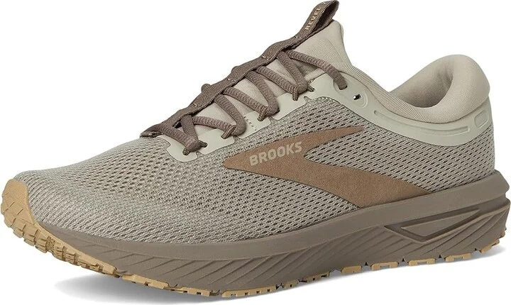 Brooks Revel 7 Men's Running Shoes London Fog/Falcon/Almond : 10 D - Medium, Synthetic - Image 5