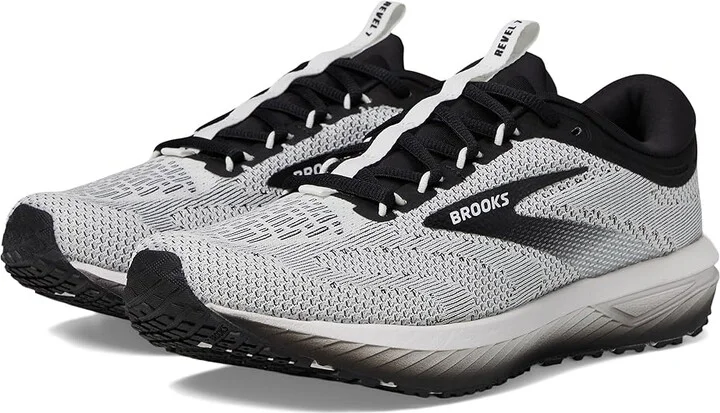 Brooks Revel 7 Men's Running Shoes White/Black : 14 D - Medium, Synthetic