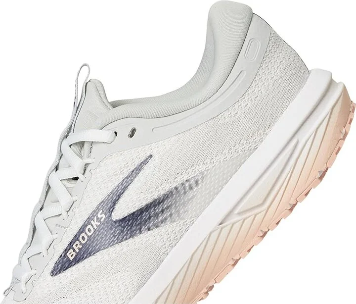 Brooks Revel 7 Women's Running Shoes Oyster/White/Tropical Peach : 7 B - Medium, Rubber - Image 7