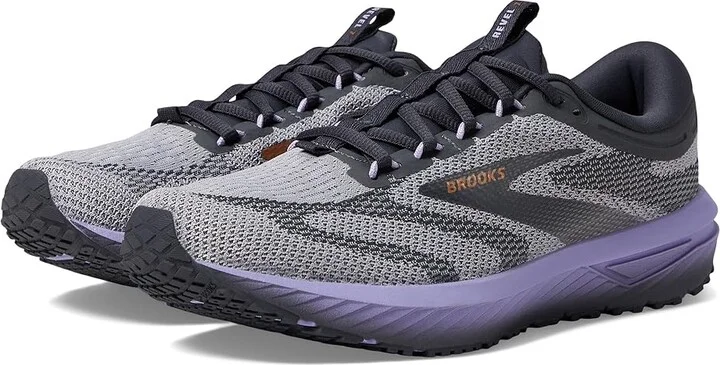 Brooks Revel 7 Women's Running Shoes Sweet Lavender/Ebony/Alloy : 8 B - Medium, Rubber