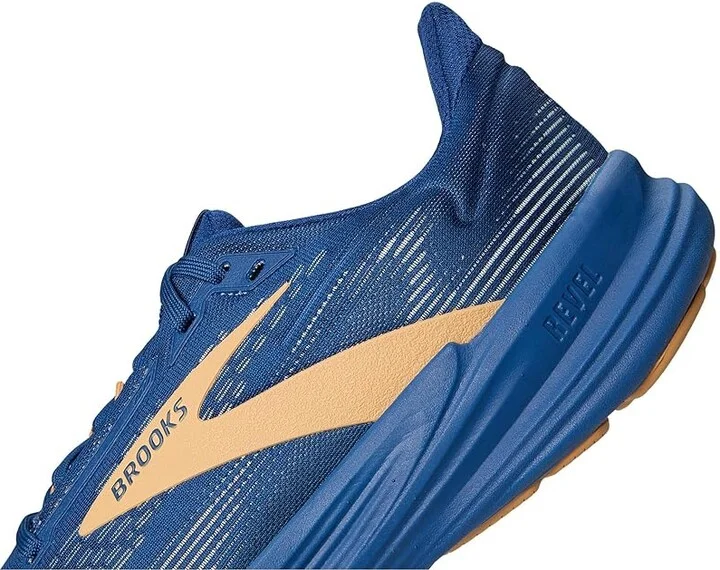 Brooks Revel 8 Men's Running Shoes Blue/Honeydew/Taffy : 7.5 D - Medium, Synthetic - Image 7