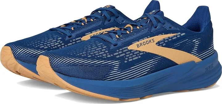 Brooks Revel 8 Men's Running Shoes Blue/Honeydew/Taffy : 7.5 D - Medium, Synthetic