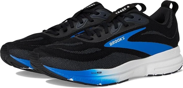 Brooks Trace 4 Men's Running Shoes Black/Cobalt/Limpet : 10.5 D - Medium, Rubber