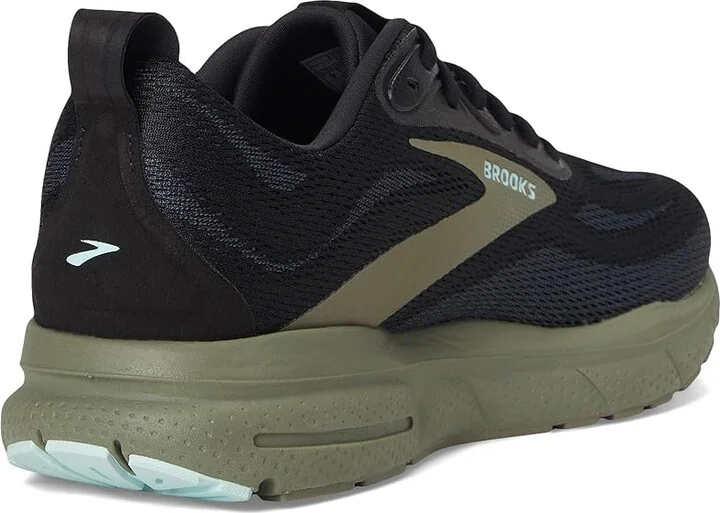 Brooks Trace 4 Men's Running Shoes Black/Ebony/Dusty Olive : 11 D - Medium, Rubber - Image 4