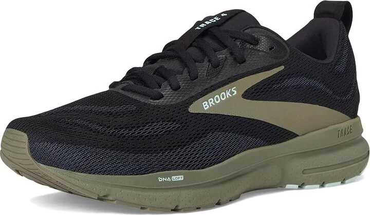Brooks Trace 4 Men's Running Shoes Black/Ebony/Dusty Olive : 11 D - Medium, Rubber - Image 5