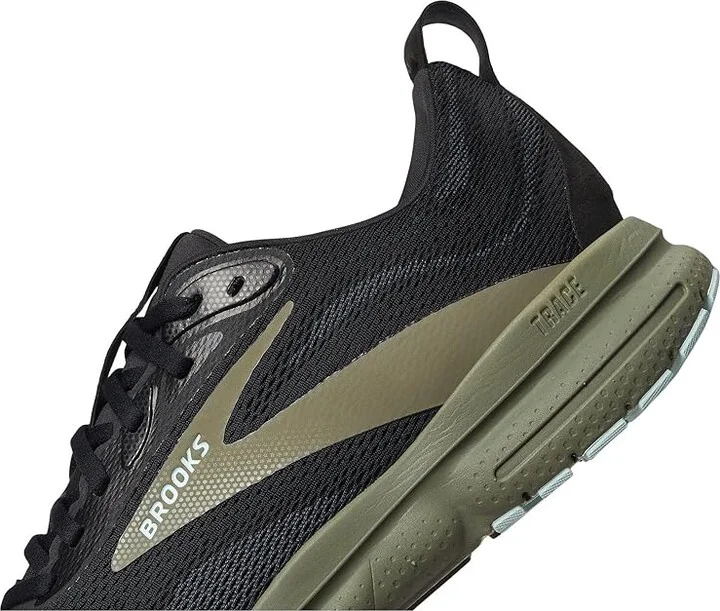 Brooks Trace 4 Men's Running Shoes Black/Ebony/Dusty Olive : 11 D - Medium, Rubber - Image 7