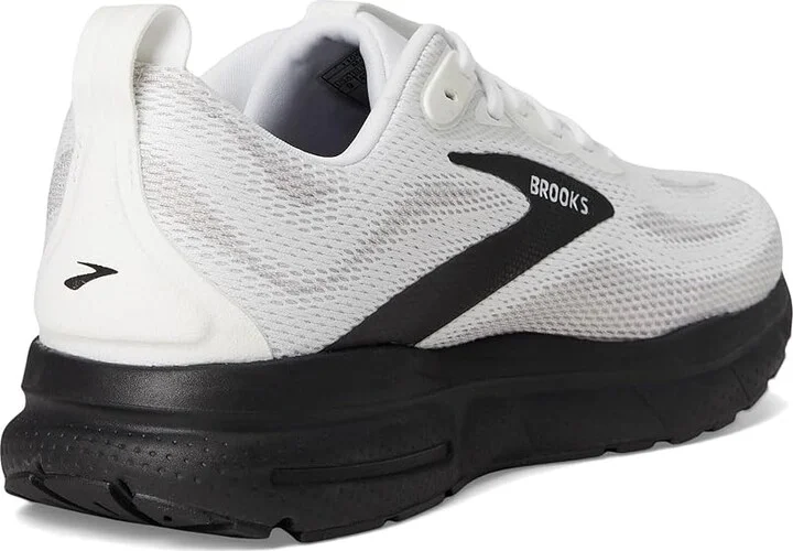 Brooks Trace 4 Men's Running Shoes Bright White/Oyster/Black : 12 D - Medium, Rubber - Image 4